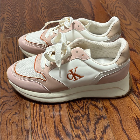 Calvin Klein Shoes - Calvin Klein Jeans Ultra pink cream sneaker Women’s Size:9 never worn